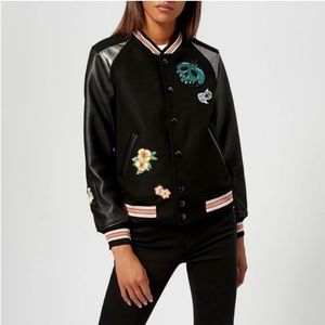 Coach-Women’s Jacket Coach X Disney Dark Fairytale Snow White Wool /Leather Sz10